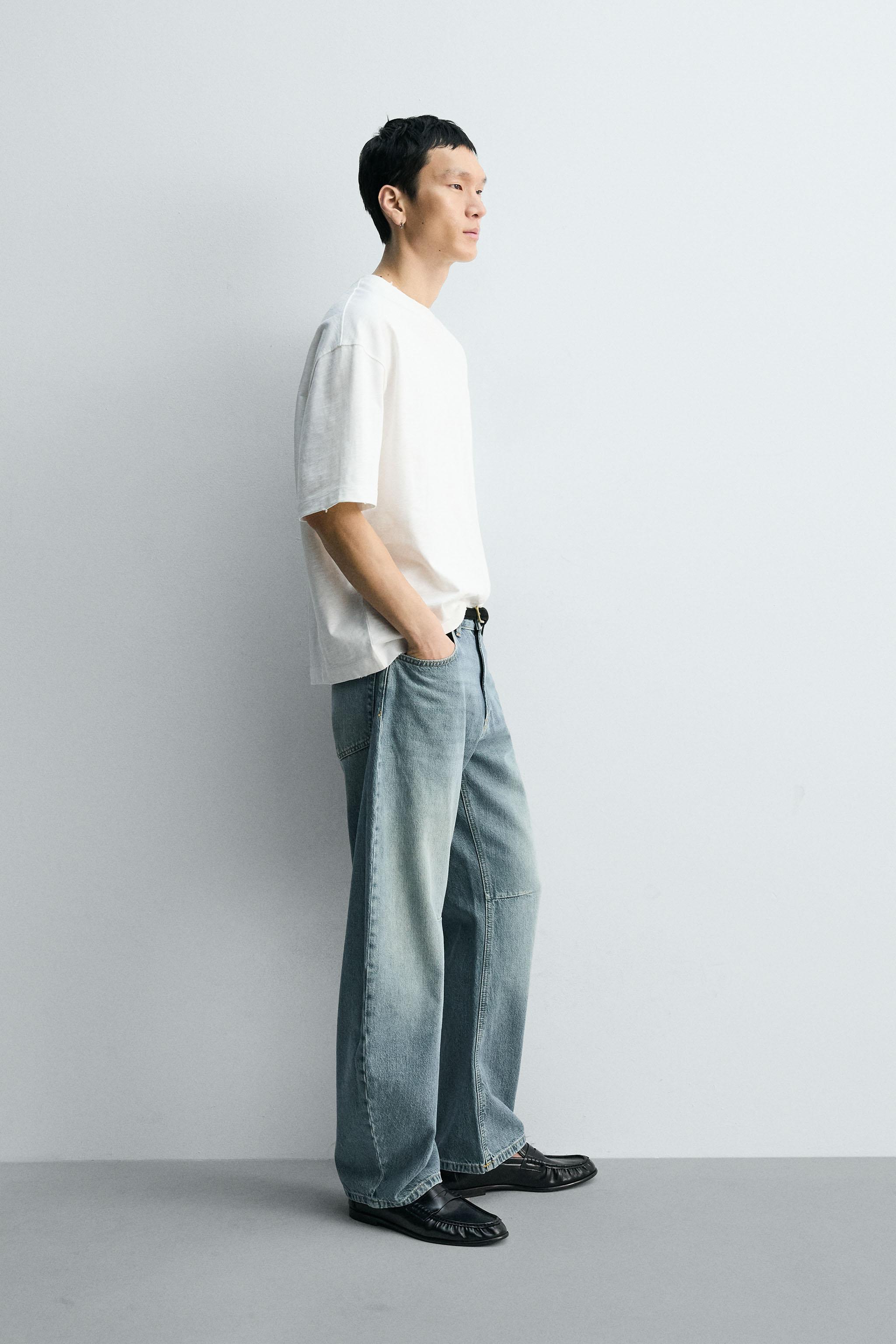RELAXED BARREL FIT JEANS